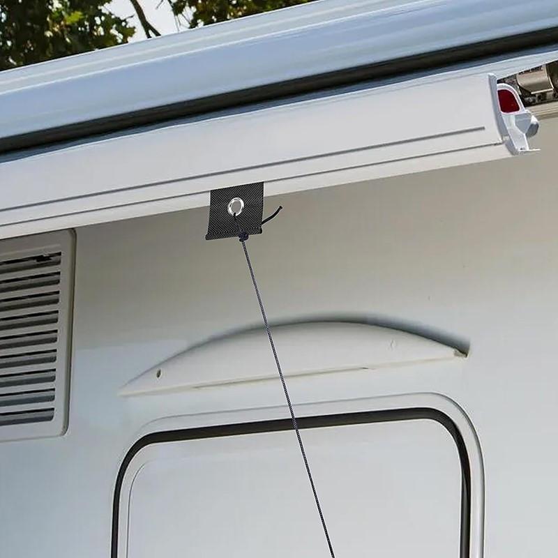 6Pcs S Shaped Camping Awning Hooks Clips RV Tent Hangers Light Hangers With Holes For Caravan Camperb Accessories