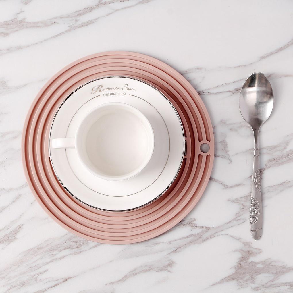 Odpinana silikonowa łapka kuchenna 3 w 1 (Różowy) Coaster