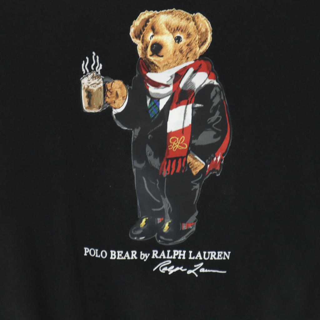 POLO RALPH LAUREN Polo Bear Long sleeve trainer XS black Women Used