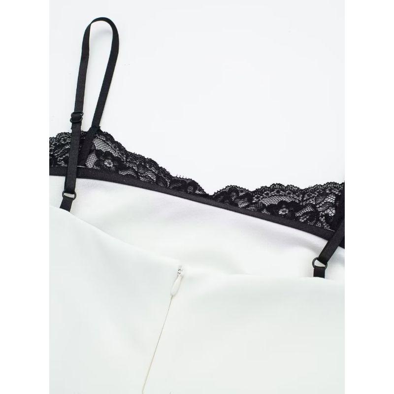 Kaslead New Arrival Women's Clothing Fashion Style Fashion Casual Lace Slim Fit Patchwork Dress 2311707