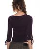 CRANK Studded Tie Top_Deep Purple