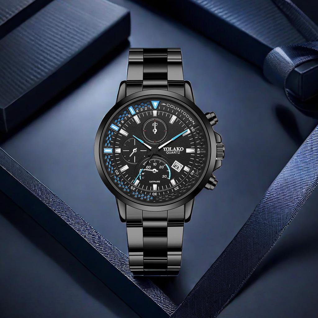 High Quality Quartz Watch Dial Value Display Business and Leisure Waterproof for Sports Running Leisure Outdoor Work