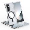 KEYSION Transparent Magnetic Case for MagSafe for Samsung Z Fold 7 6 5G Clear Shockproof Phone Back Cover for Galaxy Z Fold 6 7