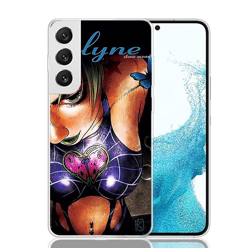 JoJo's Bizarre Adventure Jolyne Cujoh Phone Case For Samsung Galaxy S26 S25 Edge S24 S23 FE S22 Ultra S21 Plus S20 + Fundas Cove