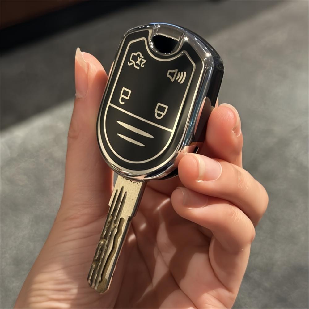 Tpu Car Key Case Cover Key Fob Cover For Ford Edge Explorer, Ranger, Expedition, Mustang, Escape, Taurus, Mazda Tribute