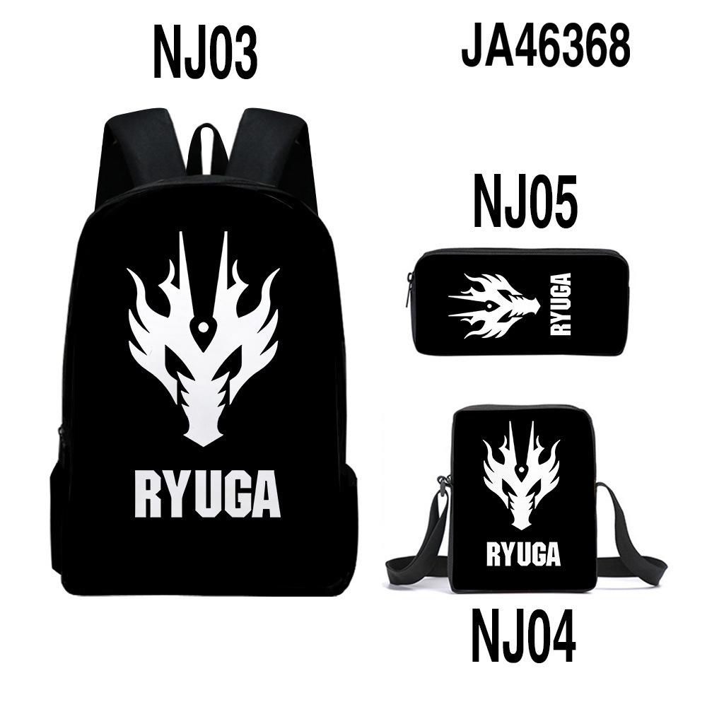 Sac à dos 3D Cool Nouveauté de Luxe Kamen Rider 3 pièces/Set élève Sacs d'école Sac à dos pour ordinateur portable Sac à dos Sac à bandoulière incliné Trousse à crayons