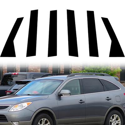 6pcs Car Window Door Column B C Pillar Post Cover Trim Fit For Hyundai Veracruz 2007-2015/Hyundai Ix55 2007-2015(Europe and Russia)