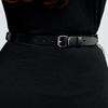 Gothic Clothing Accessory For Women Edgy Punk Belt Adjustable Wide Waist Chain Faux Leather Street Style Waistband