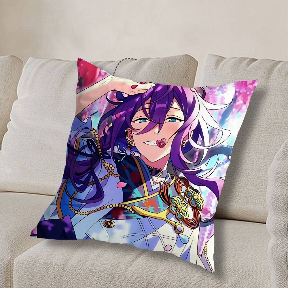 timid Ayase Mayoi COOL Pillow Case Anti-dustmite Pillowcase Invisible zipper silky short plush Sofa cushion cover