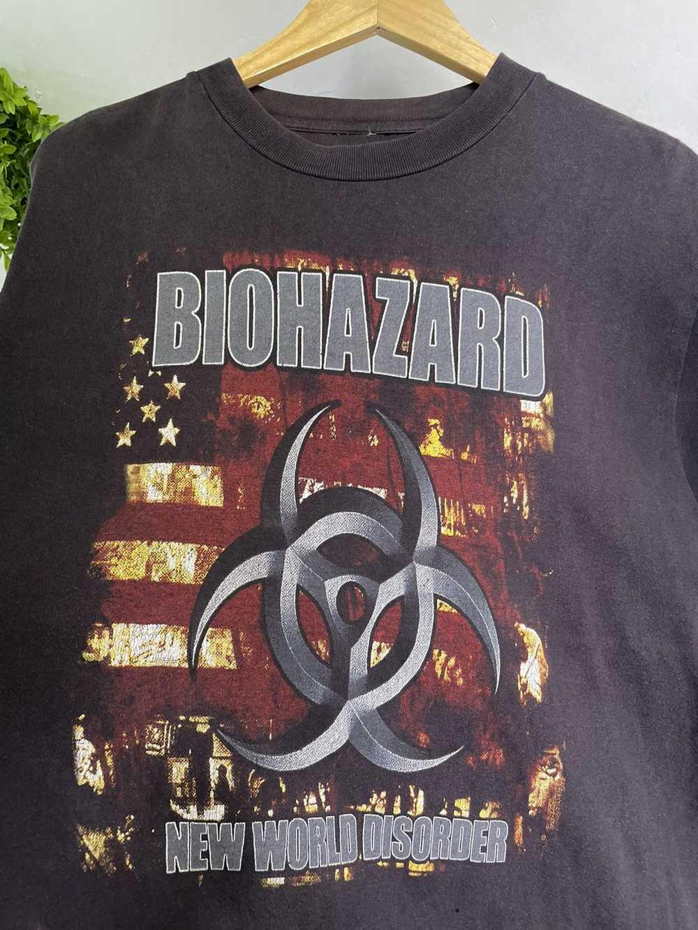 Biohazard band New World Disorder Unisex Shirt Adult Cotton Tee SB071 Unisex T-Shirt M