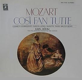 

LP Record WOLFGANG AMADEUS MOZART / ELISABETH - Così Fan Tutte EAC77232 EMI 1975 Japan Obi Classical Used