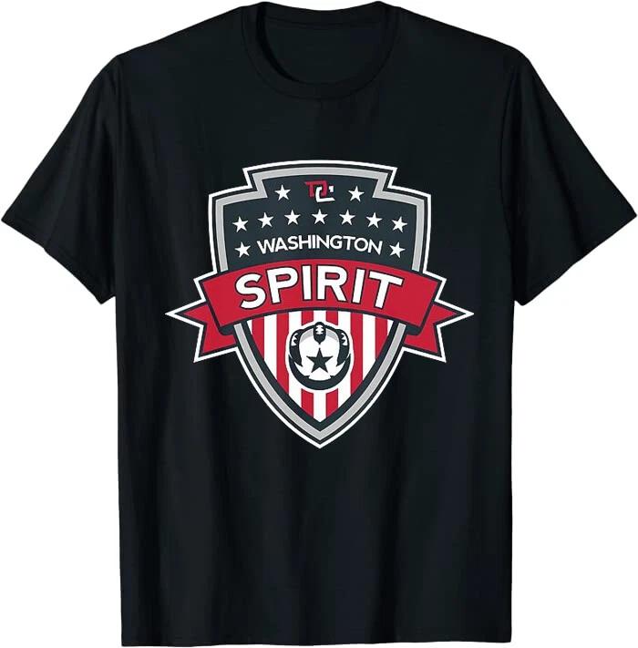 Классическая футболка NWSL Washington Spirit с гербом, размеры от M до 4XL XXXXL