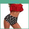 Prémiová kvalita Plavky Módní Volán Dámský Bikini Set s Vysokým Pasem Pro Stylové Pohodlí