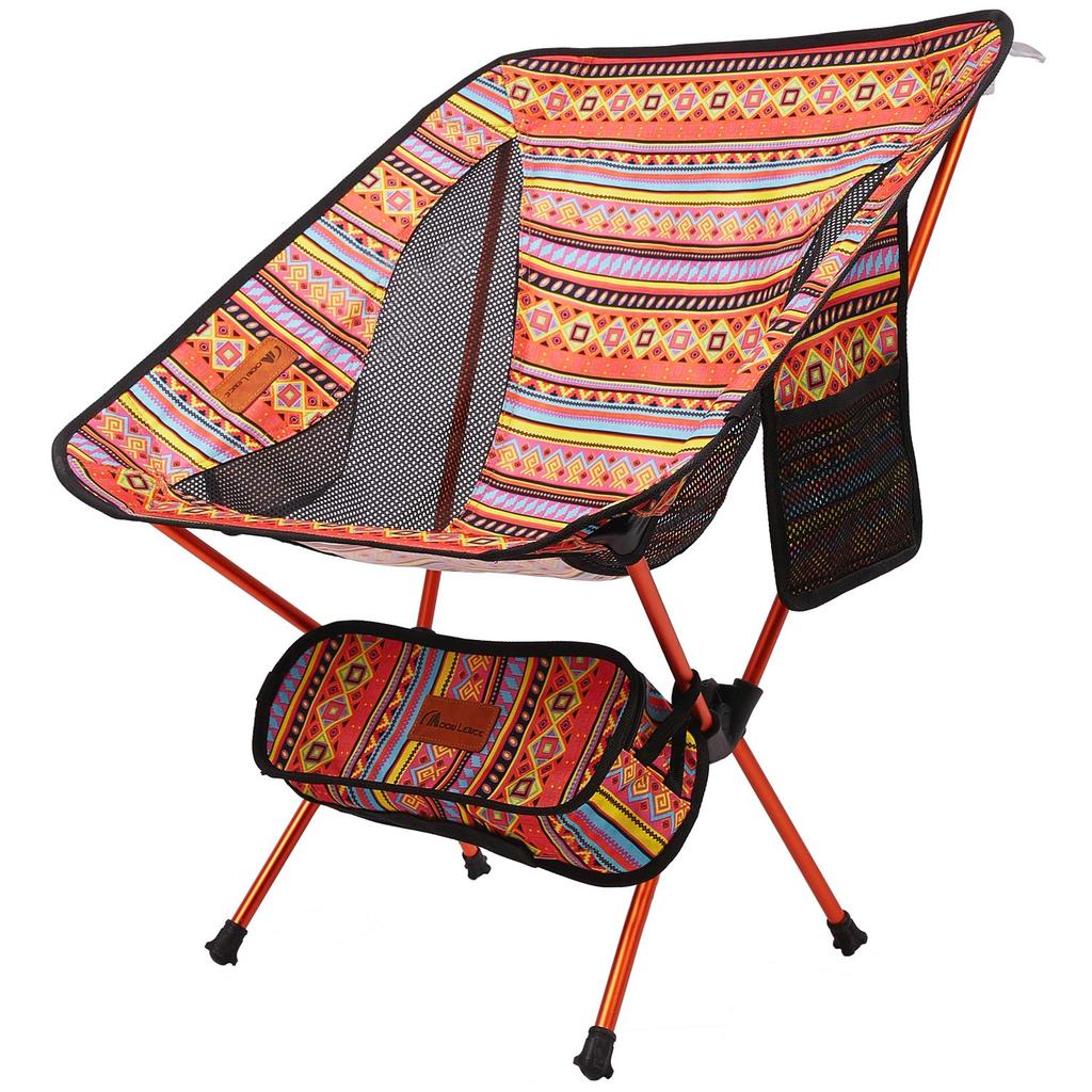 Moon Lence Outdoor Camping Ultra Storage Load Capacity 150kg Chair, Chair, Compact, Foldable, Lightweight, Bag, Hiking,