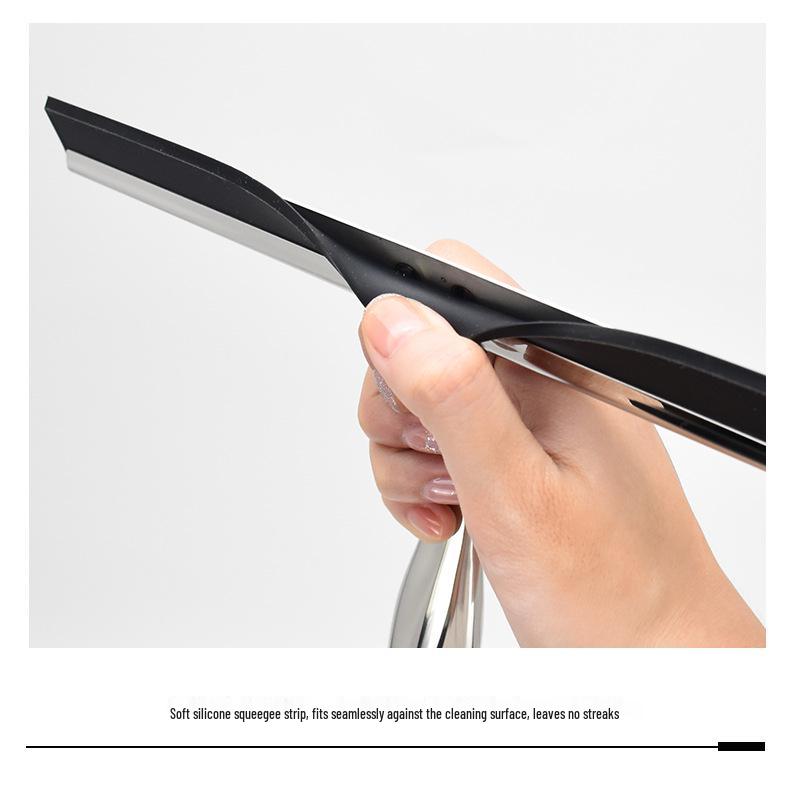 Glass Squeegee & Cleaning Brush: Window Cleaning Gadget