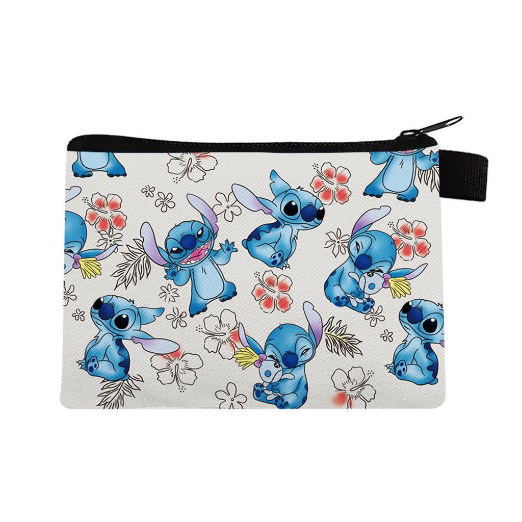 Cartoon Oxford Cloth Coin and Card Holder with Multiple Patterns
