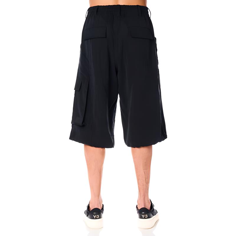 Y-3 Solid Color Casual Five-Point Shorts Men Shorts Black H63079