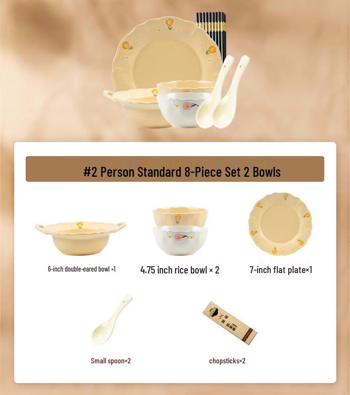 Kangmo Nordic Enamel Dinnerware Set