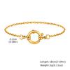 Waterproof Spring Clasps Chain Bracelet For Women, Stainless Steel Paperclip Link Hand Wrist Jewelry Non Tarnish
