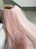 High-end nude pink anti-thread mesh fabric suitable for wedding dresses evening gowns and designer clothing fabrics