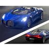 1/32 Bugatti Mistral W16 Alloy Sports Car Model Diecast Metal Toy Racing Car Model Simulation Sound and Light Childrens Toy Gift