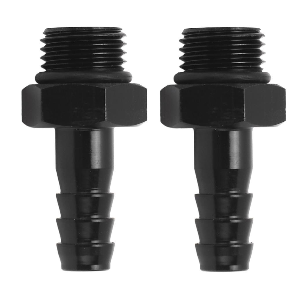 1Pair Hose Barb Fitting Connector AN6‑5 16 Inch Aluminum Hose Barb Fittings Adapter for Pipe Connections Delivery System