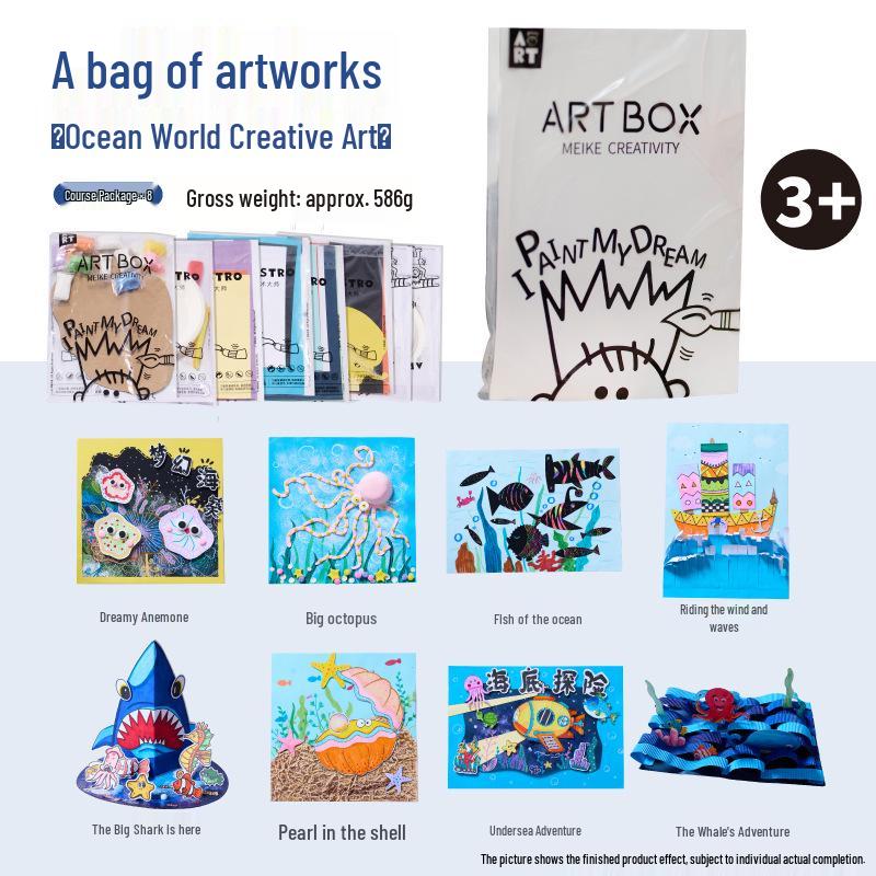 Underwater World: Creative Ocean Art Kit for Kids