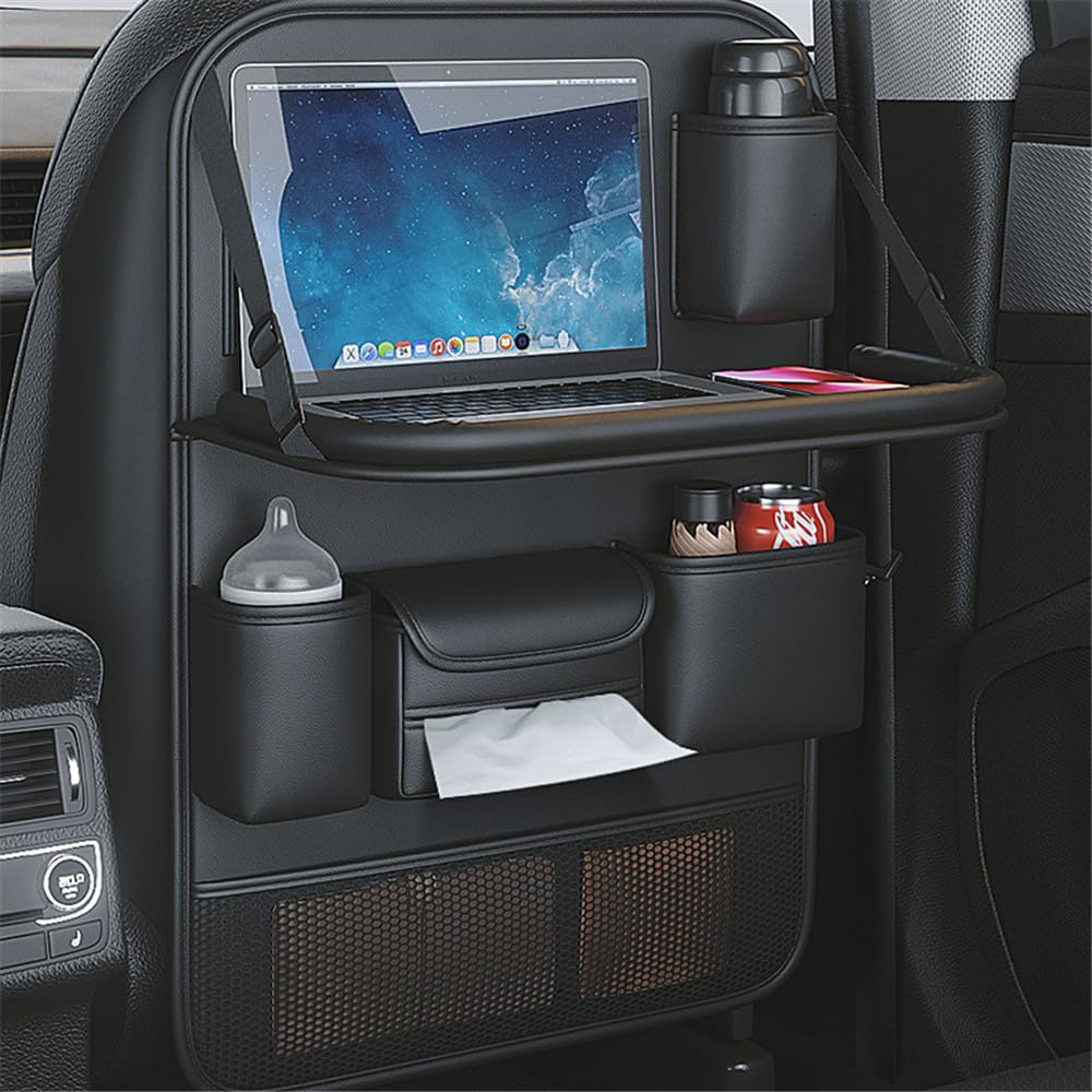 AUSTYLCO Car Seat Back Rear Seat Multifunctional Storage Passenger Storage Seat Car Seat Back Storage Front Seat Storage with Folding Multifunctional