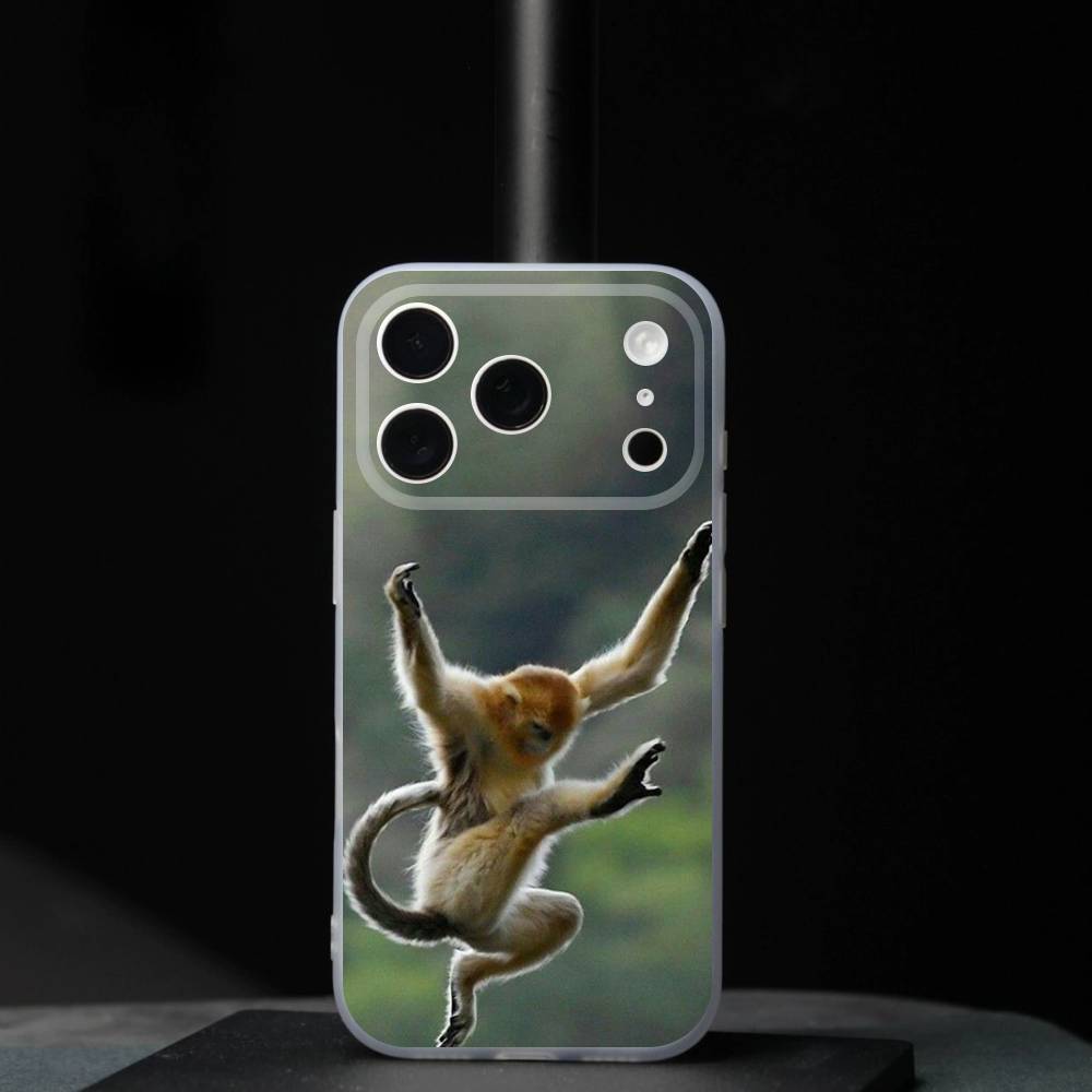 

Funny Cute Monkey For iPhone 17,16,15,14,13,12,11,Pro,Max,Plus,Mini,SE4,E Magnetic For Magsafe Wireless Phone Case iPhone15