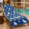 Miffy Custom Name Beach Towel Large Soft Towel for Indoor Bathroom Outdoor Beach