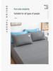 Nordic Style Solid Color Bed Sheet, Single Piece, Student Dormitory, Non-Pilling