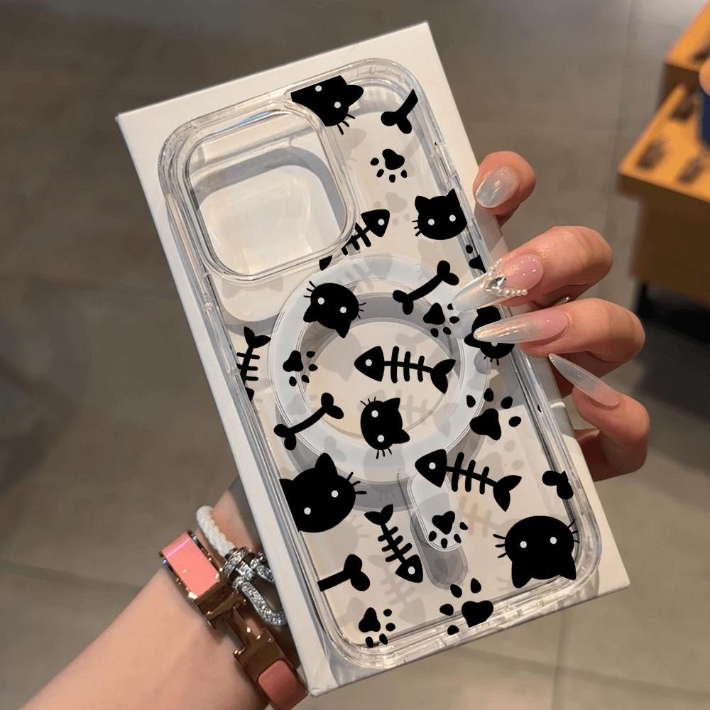 

Магнитный чехол для телефона для iPhone 11 12 13 iPhone 13 14 15 Pro 15 16 Pro Max Samsung A15 A16 A25 A26 A55 A56 S25 S24 S22 S23 Ultra S25 Edge Samsung A06 4G&5G