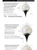 Solar LED Crackle Glass Globe Light for Outdoor Garden & Lawn, Waterproof In-Ground Accent.