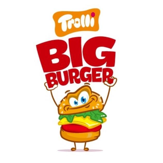 [Trolley] Gummy Burger Shape Jelly 50g (Big), Korean snacks