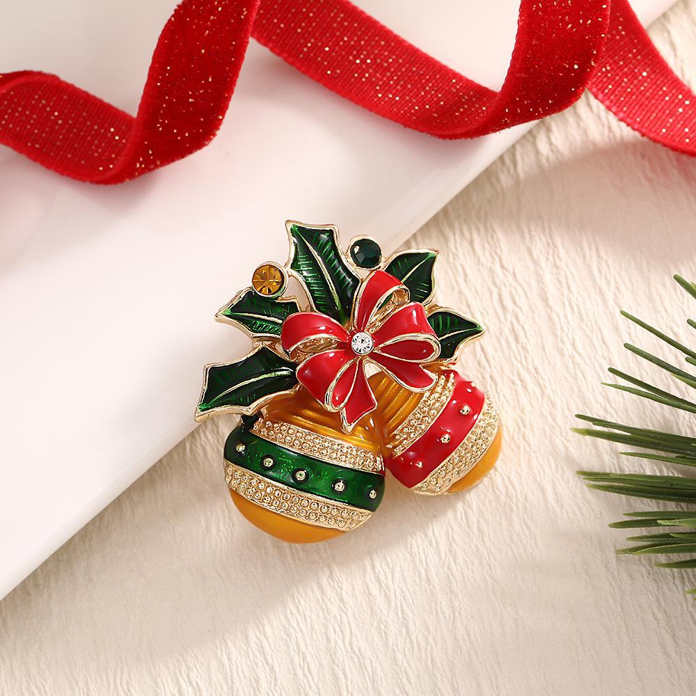 

Милая рождественская брошь-подвеска: Модные украшения и значки для одежды, простой дизайн BR0056