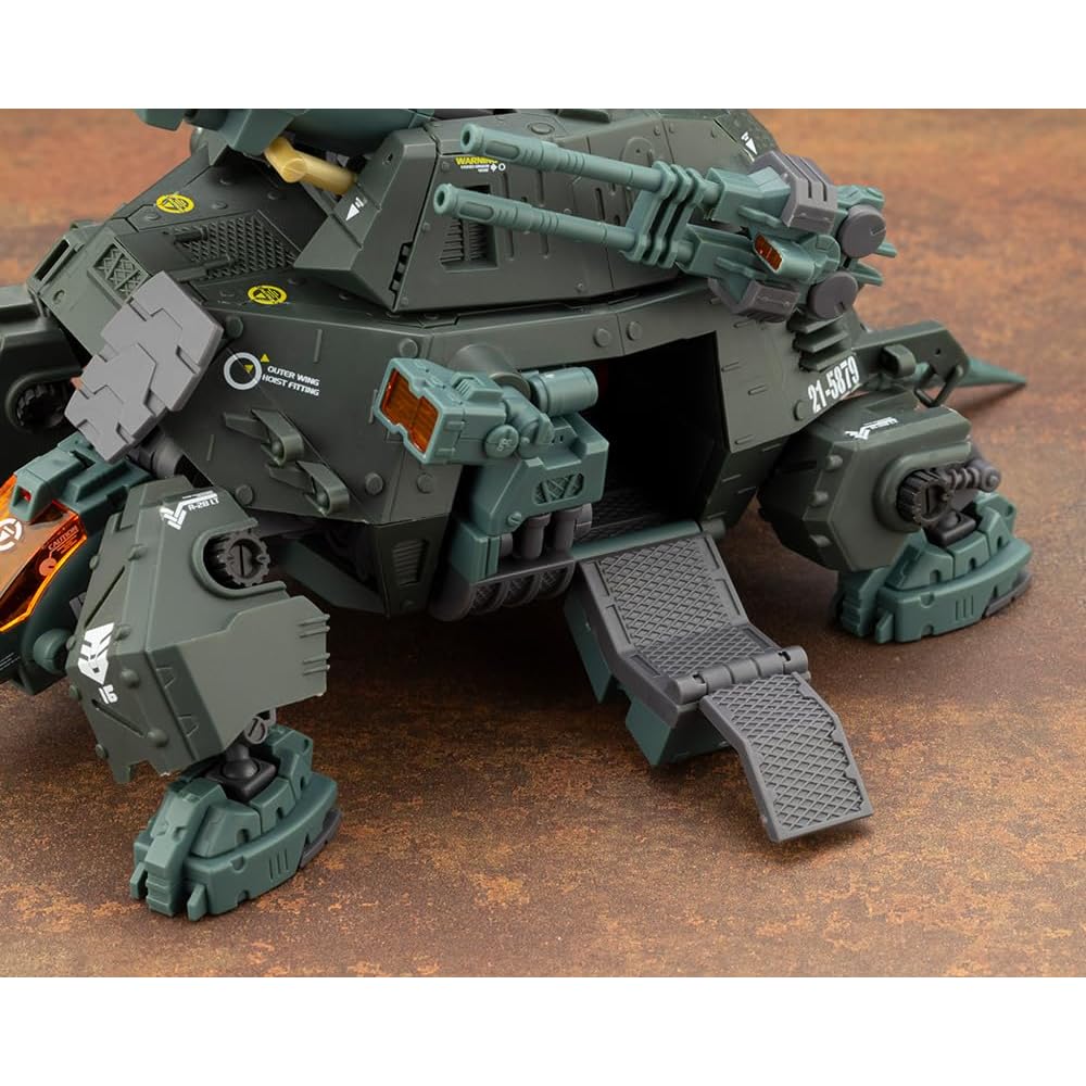 Kotobukiya HMM Zoids RZ-013 Cannon Tortoise Marking Plus Version 1/72 Scale Plastic Model 120mm Length