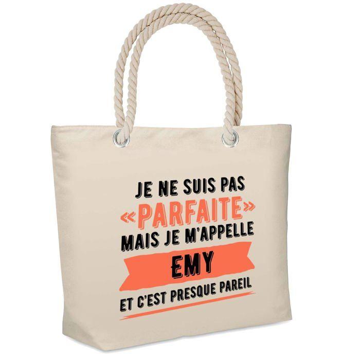 Sac de plage - PLANETEE - Isotherme Emy Parfaite - Coton - Imprimé en France - Grande contenance