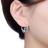 Orstarry S925 Silver Earrings Elegant Blue Starry Sky Elf Earring For Women Birthday Gift Silver Jewelry