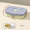 WORTHBUY Large Capacity Plastic Divided Bento Lunch Box Microwave Portable Leak-proof Cold And Hot Food Container For Student