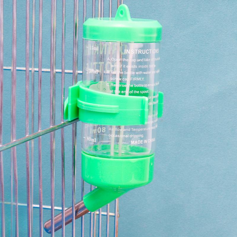 Hamster Small Pets Water Drinking Bottle Plastic Rat Pet Dispenser Feeder Cage Hangable Water Bottle Pet Drinking Fountain