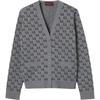Gg Shadow Jacquard Cardigan 798137-XKD8R-1136