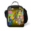 Portable Insulated Lunch Bag With Mythical Chinese Space Werewolf Theme Fabric Cooler Tote Outdoor Picnic Travel
