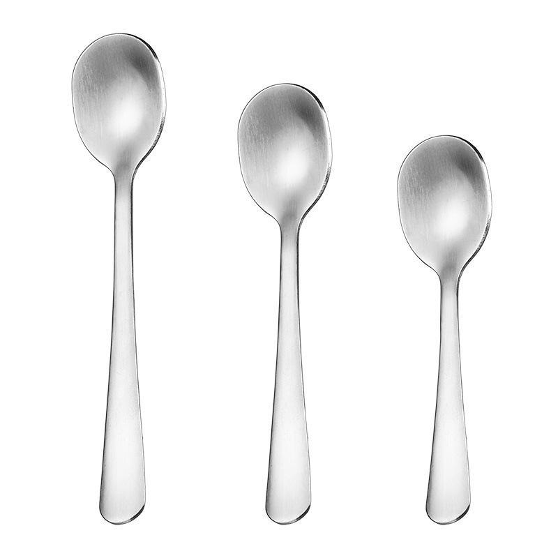 304 Stainless Steel Kitchen Spoon Set: Honey, Seasoning, Coffee Stirring Spoons
