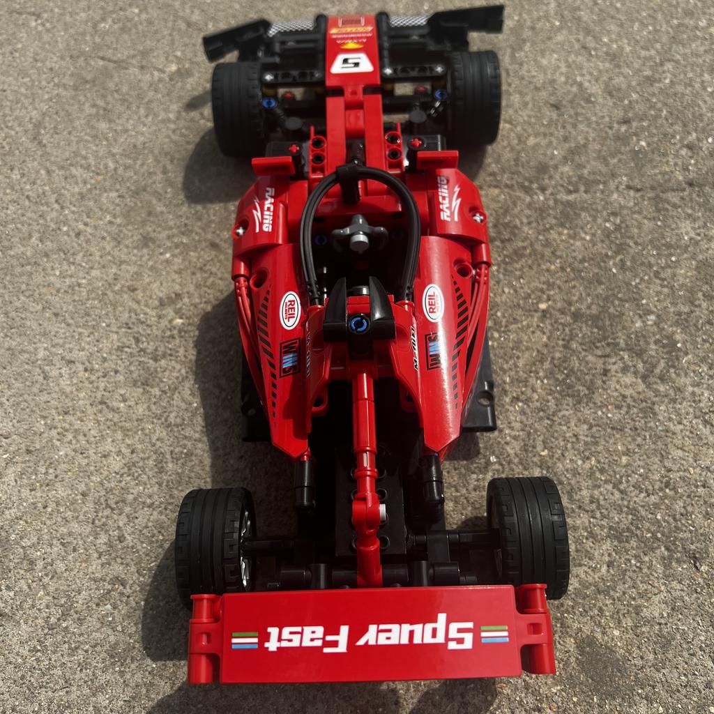 Supercar Children's Toy Remote Control Building Block Car Racing Model with Small Particles Compatible Assembly Toy for Boys