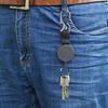 Multi-Functional Retractable Keychain Carabiner with Stainless Steel Wire Rope - Easy-Pull, Anti-Lost, Anti-Theft Fishing Buckle.