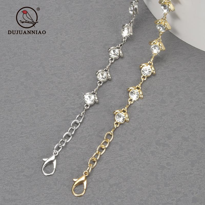 Decorative Waist Chain Female Jewel Inlaid Fine Metal Belt Dress Waist Accessories Skirt Chain