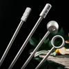 20Pcs Silver Color Martini Picks Stainless Steel Fruit Sticks Food Grade Cocktail Skewers  Buffet