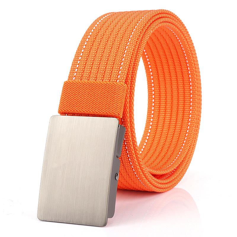 Men's Versatile Canvas Belt - Quick-Drying, Breathable Nylon, Ideal for Casual and Jeans Styles