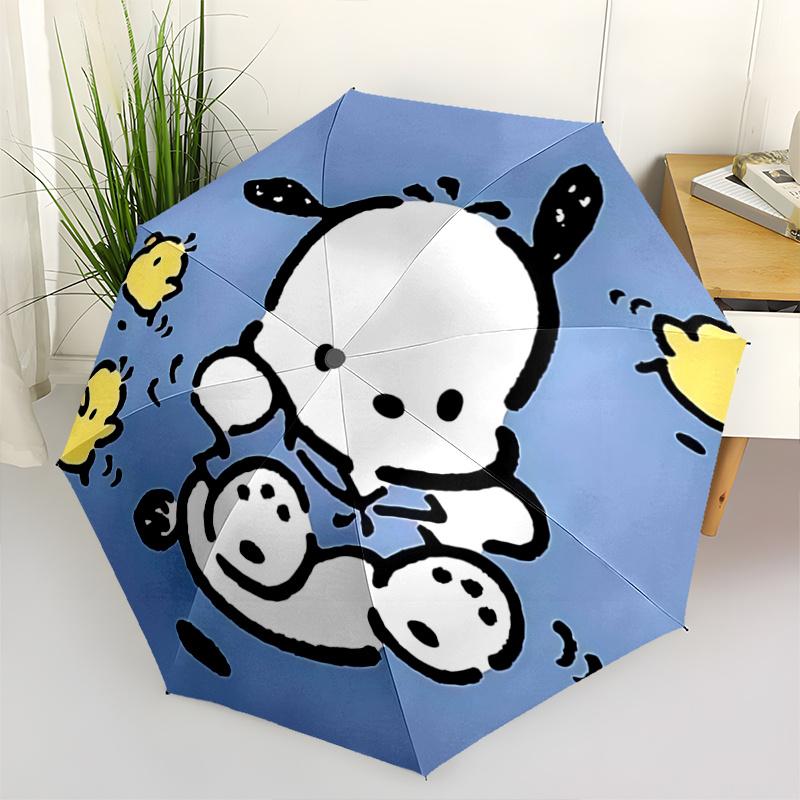 

1pc Pochacco Automatic Opening/Closing Umbrella with Foldable Design - Outdoor for Fans, Travelers, Everyday Use - Perfect Gift for Festivals.K061