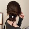 Retro Satin Pleated Hair Tie for Women - High Elasticity, Durable Hair Accessory for Ponytails